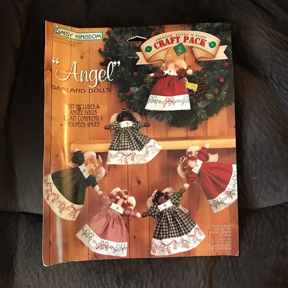 🐈OKC🐈 Daisy Kingdom Inc Angel Garland Dolls Kit - Picture 2 of 15